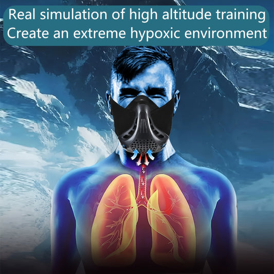 AltitudeX Hypoxia Mask – Trainingsmasker voor Verbeterde Uithoudingsvermogen & Focus | Simuleert Hoogtetraining
