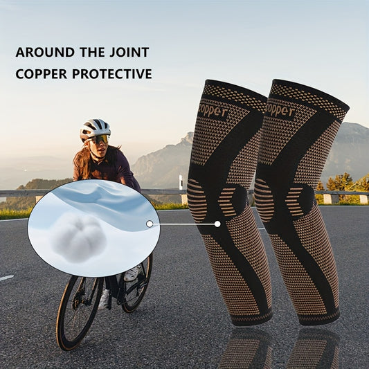 CopperFit Knee & Leg Sleeves – Anti-Slip Support for Sports
