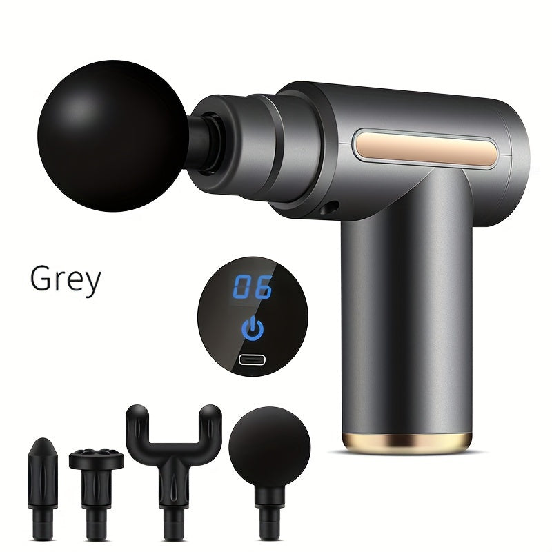 PowerRelief™ Massage Gun – Krachtige Spierherstel Therapie voor Thuis of Onderweg