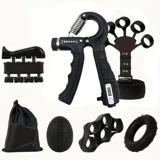 GripMaster™ 6-in-1 Siliconen Handtrainer Set
