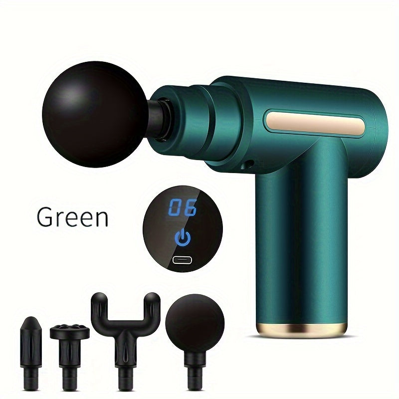 PowerRelief™ Massage Gun – Krachtige Spierherstel Therapie voor Thuis of Onderweg