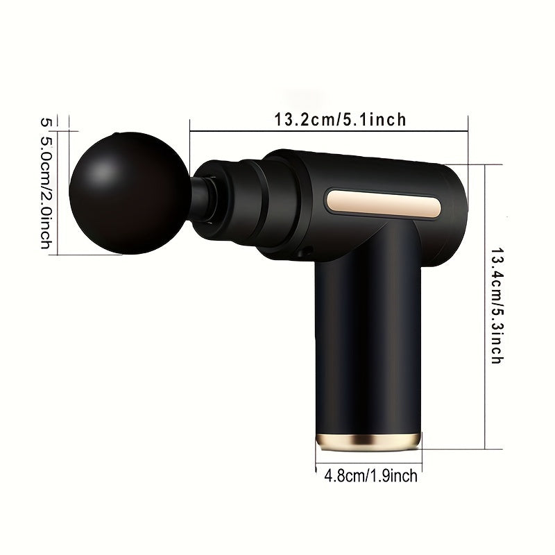 PowerRelief™ Massage Gun – Krachtige Spierherstel Therapie voor Thuis of Onderweg